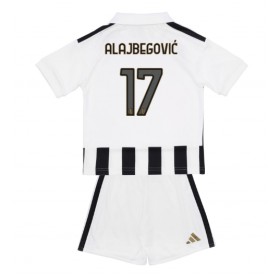 Juventus Kerim Alajbegovic #17 Hemmakläder Barn 2026-27 Kortärmad (+ Korta byxor)